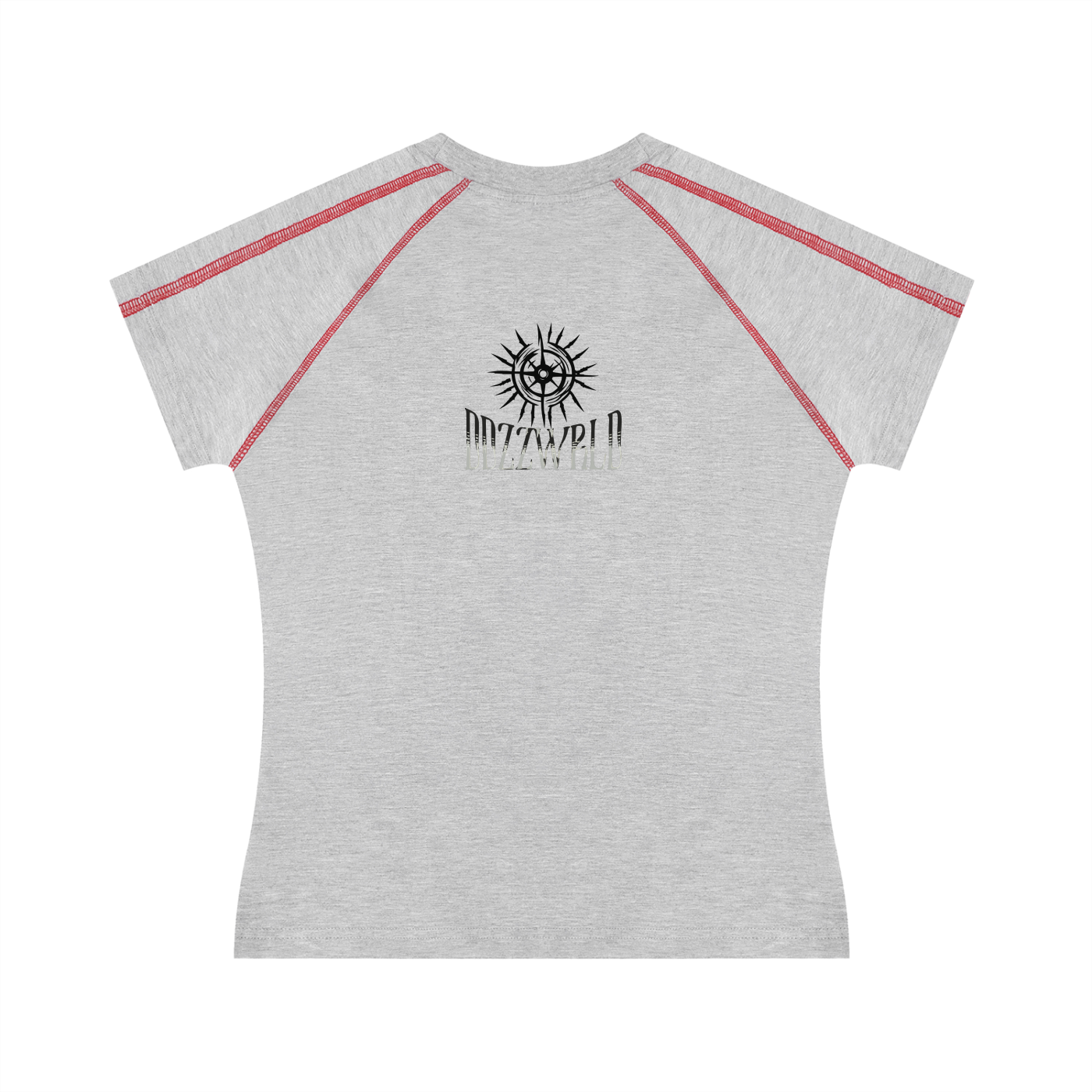 Summer Women's Contrast Stitch Raglan T-Shirt
