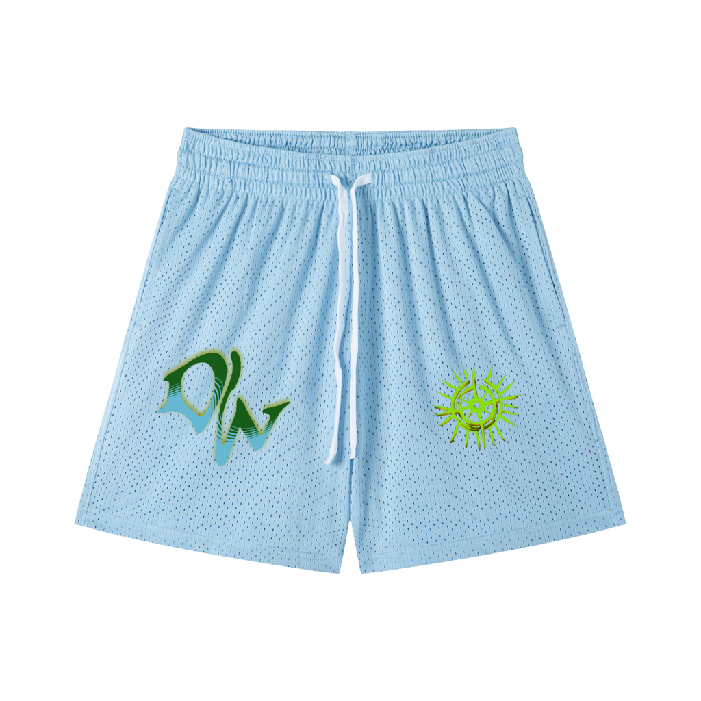 Mesh Drawstring Shorts