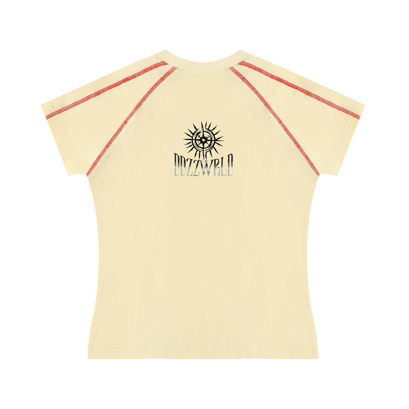 Summer Women's Contrast Stitch Raglan T-Shirt