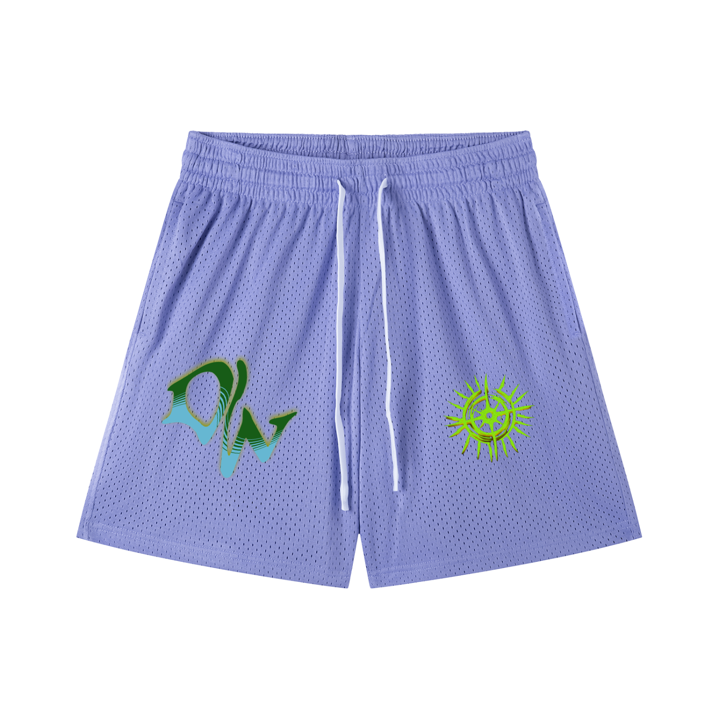 Mesh Drawstring Shorts
